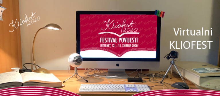 Naslovni plakat za virtulani Kliofest 2020 godine